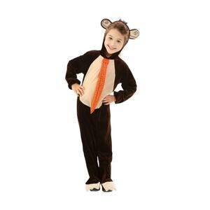 Monkey Business Halloween Costume Unisex Boys Girls Kids 5-6 New Animal Cute